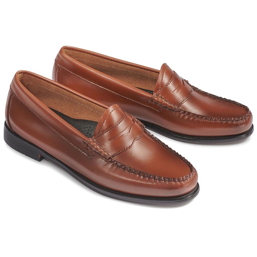 G.H. Bass Whitney Weejun in Cognac